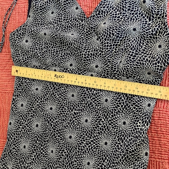 NWT Jessica floral navy blue Patterned Dress size 8P - Picture 5 of 14